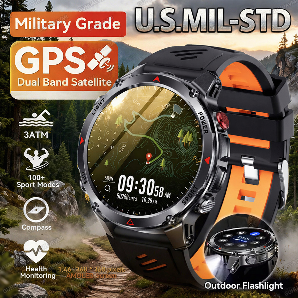 High Refresh Monitor - 2026 New Outdoor Military GPS Smart