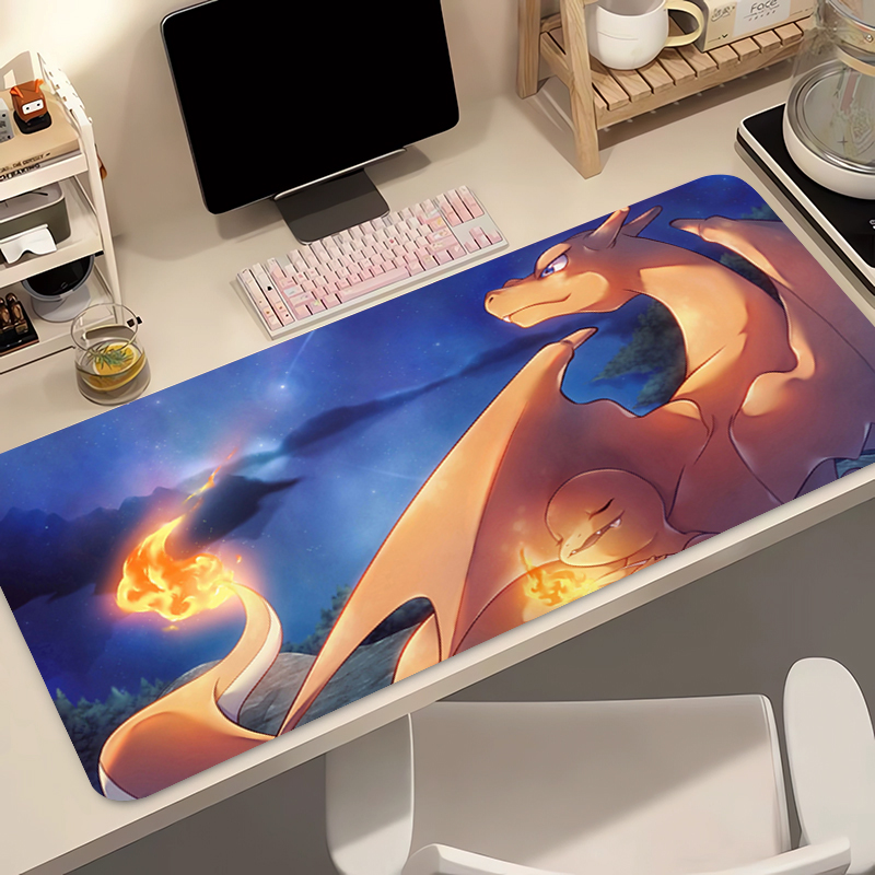 Pc Gaming Mini - Anime Mouse Pad Pokemon Charizard Kawaii