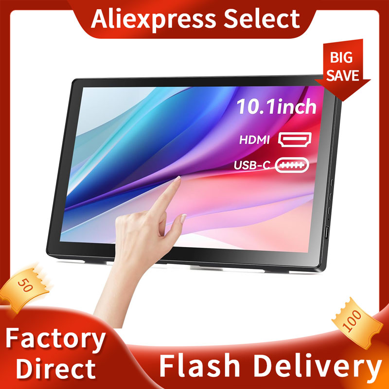 Pc Gaming On Android - Small Touchscreen Monitor 10.1Inch IPS Touch