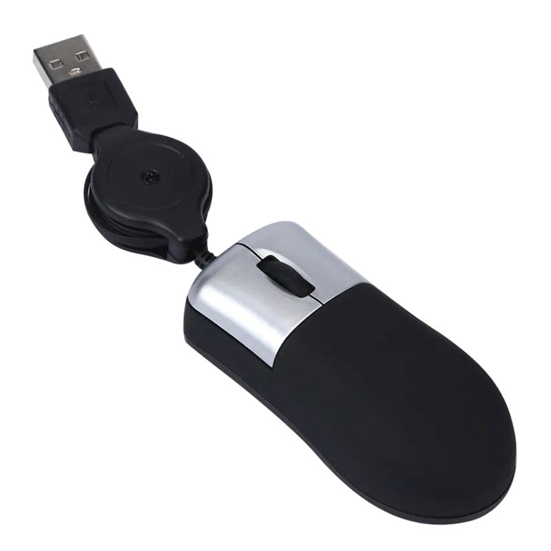 Pc Gaming Mini - Portable Mini Game Mouse Retractable USB