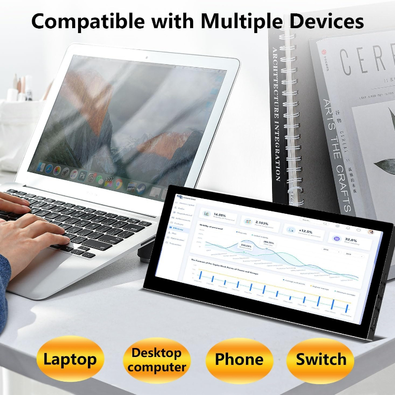 10.3inch Small Touchscreen Mon - Pc Gaming On Android reseña y precio