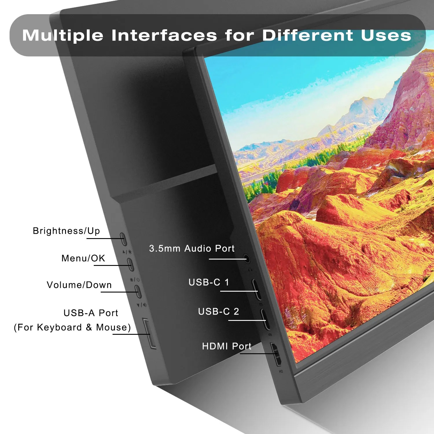 1920*1200 14-inch Portable Mon - Pc Gaming On Android reseña y precio