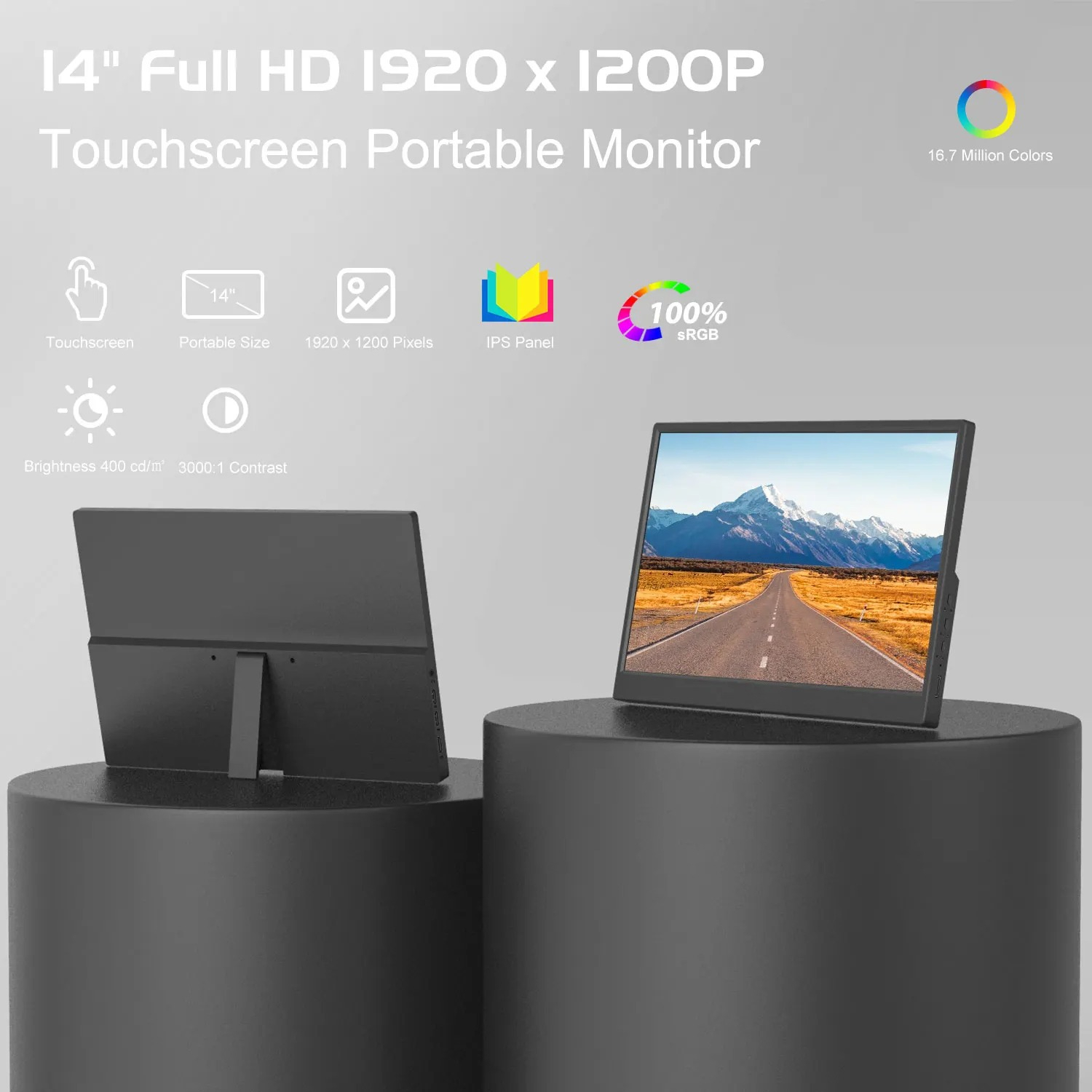 1920*1200 14-inch Portable Mon - Pc Gaming On Android reseña y precio