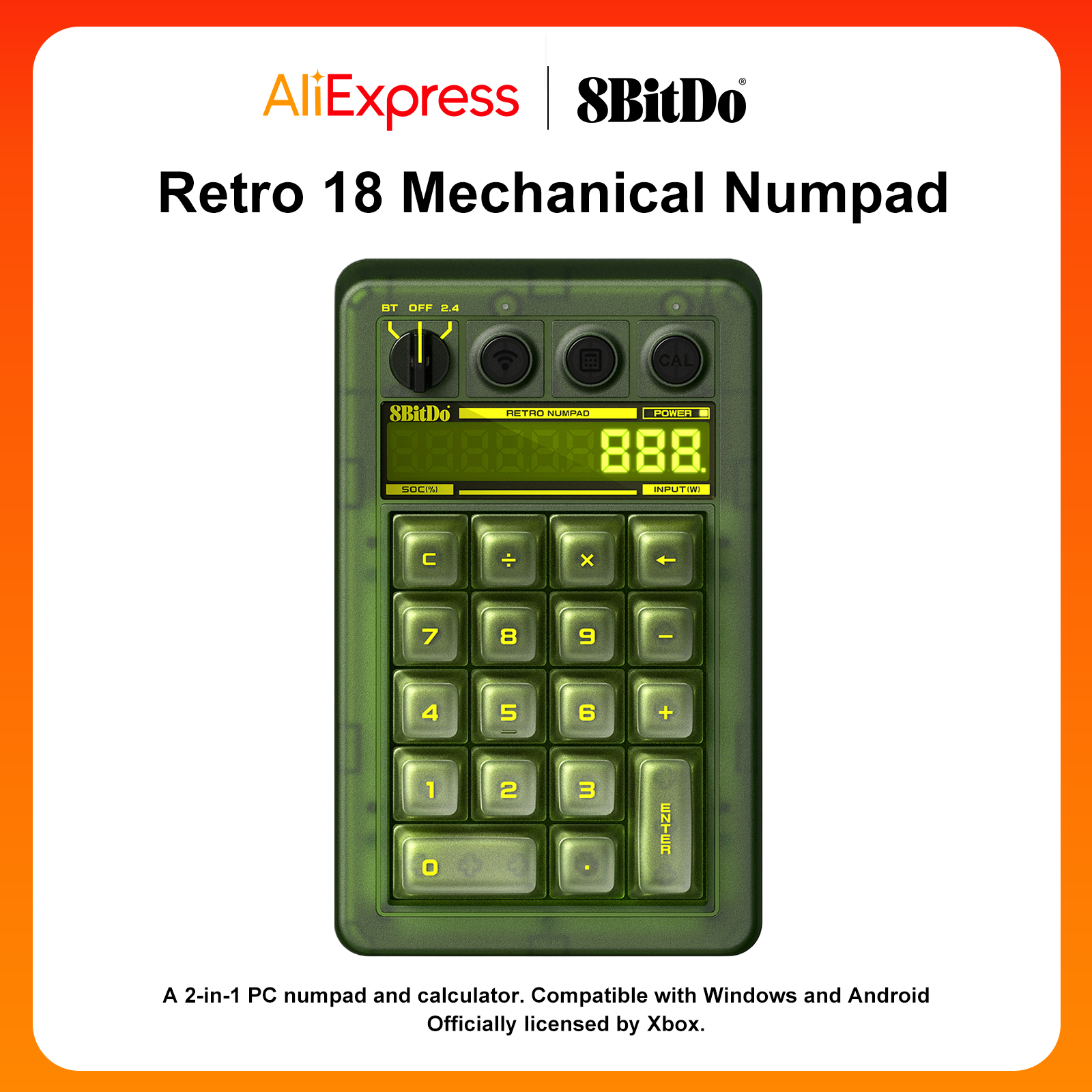 8BitDo Retro 18 Mechanical Num - Pc Gaming Editing reseña y precio