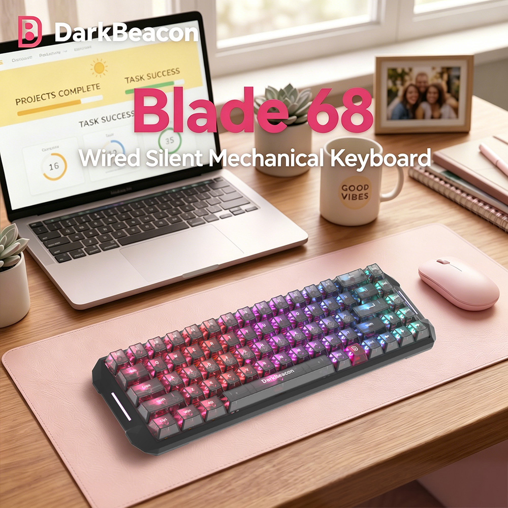 DarkBeacon Blade 68 Wired Sile - Pc Gaming Editing reseña y precio