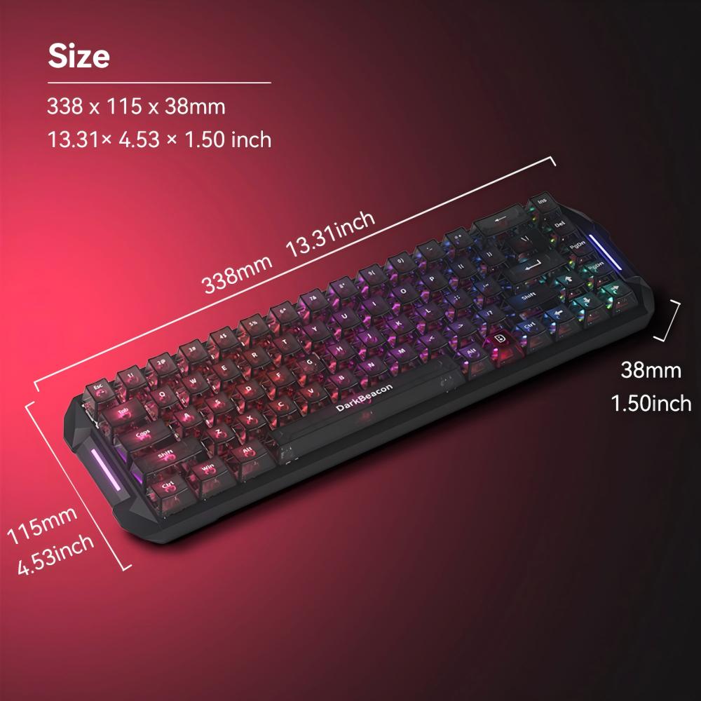 DarkBeacon Blade 68 Wired Sile - Pc Gaming Editing reseña y precio