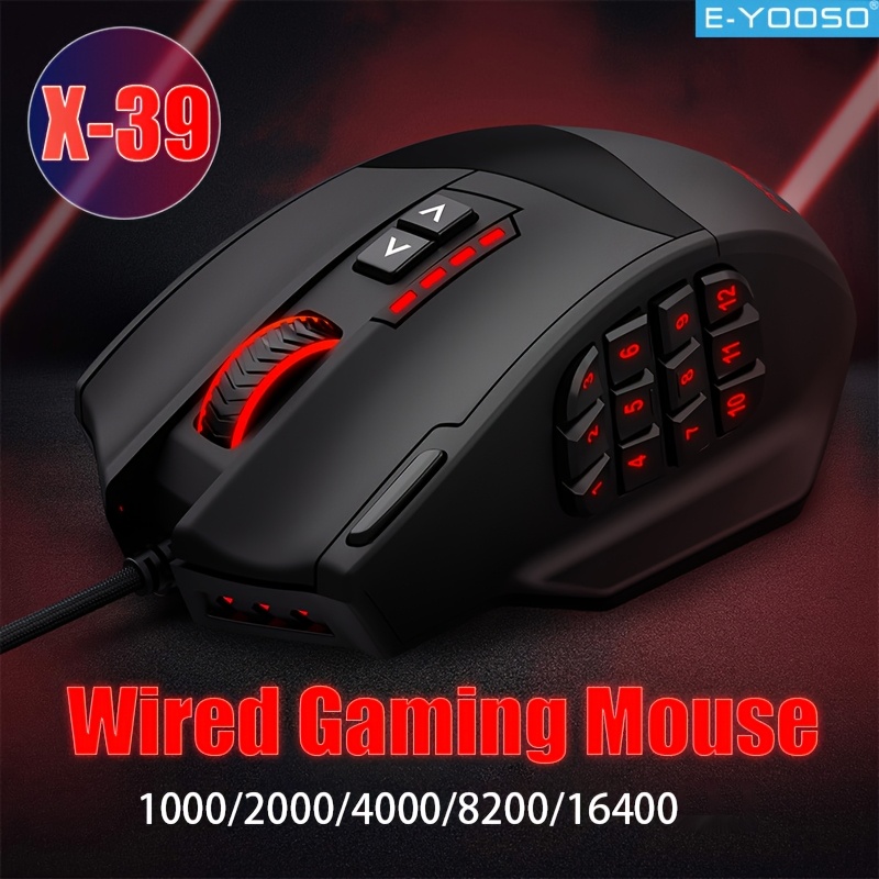 E-YOOSO RGB Wired Gaming Mouse - Pc Gaming Editing reseña y precio