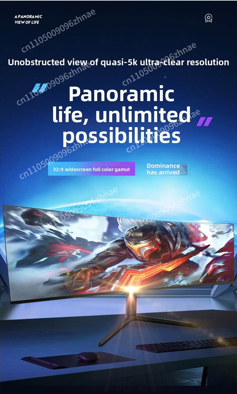 49 Inch Ultrawide Curved Monit - High Refresh Monitor reseña y precio