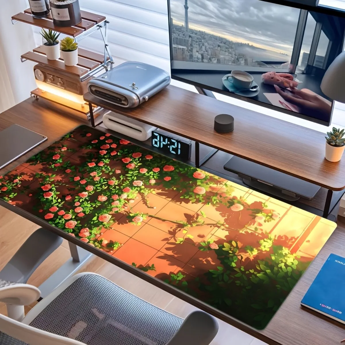 Extended Gaming Desk Mat Non-S - Pc Gaming Editing reseña y precio