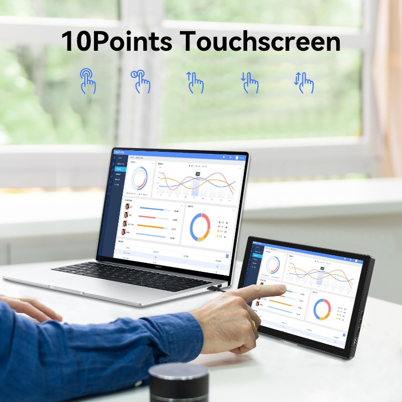 Small Touchscreen Monitor 10.1 - Pc Gaming On Android reseña y precio
