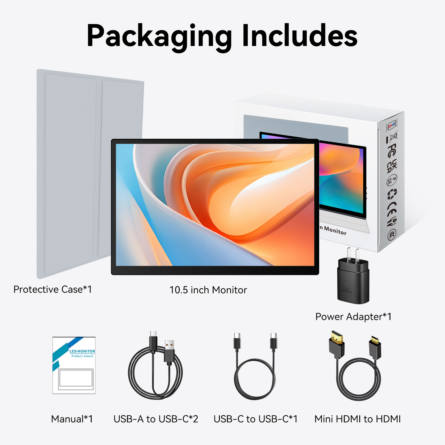 10.5-inch portable monitor 108 - Pc Gaming On Android reseña y precio