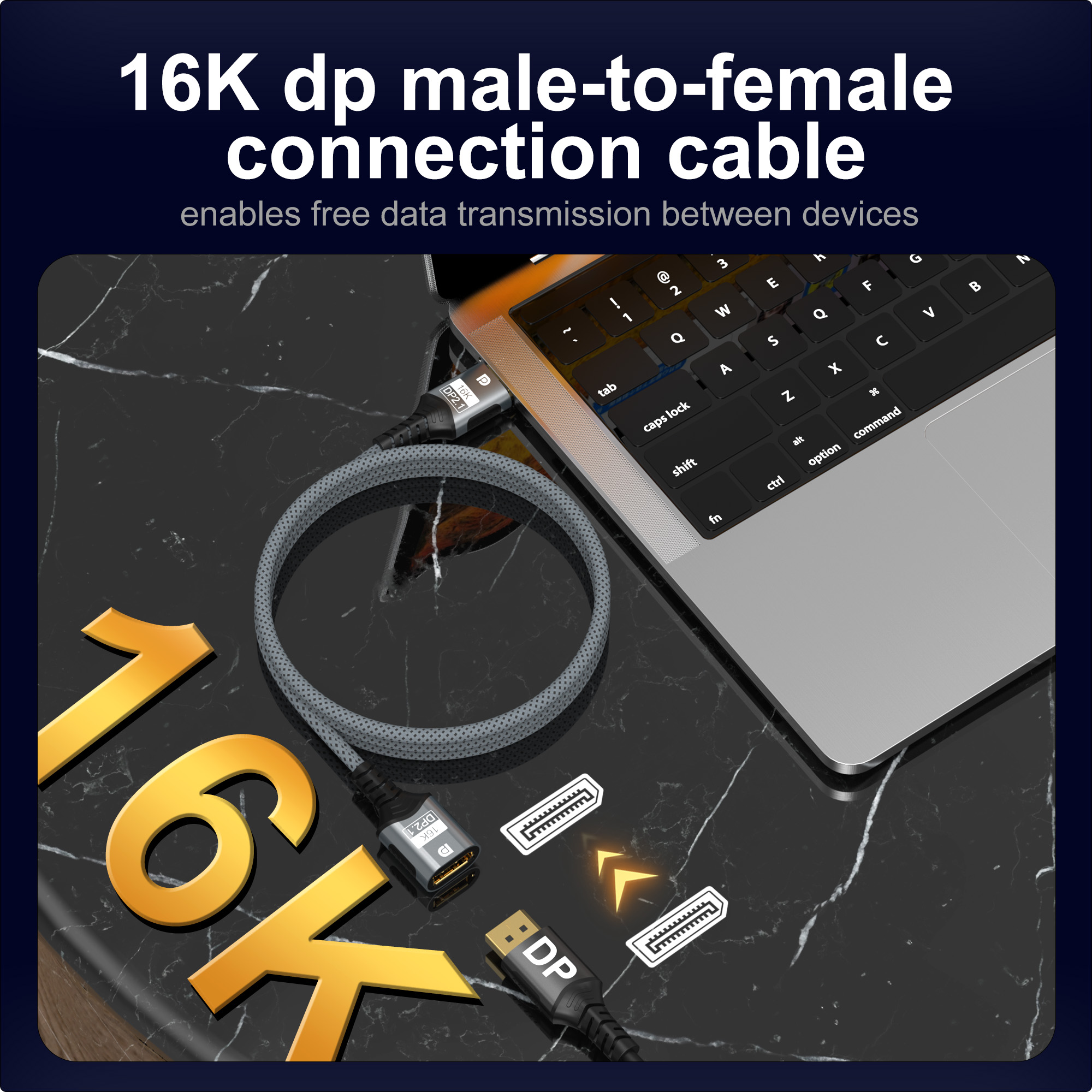 DisplayPort 2.1 Extension Cabl - High Refresh Monitor reseña y precio