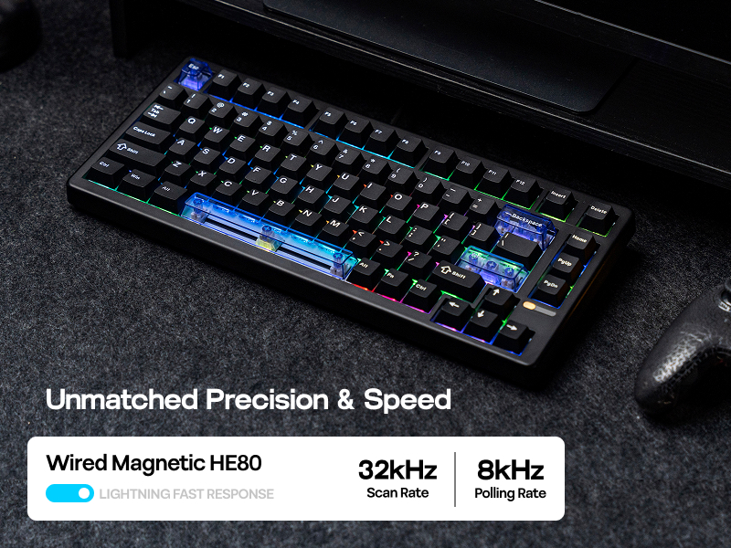 EPOMAKER HE80 Custom 75 US QWE - Pc Gaming Qwerty reseña y precio
