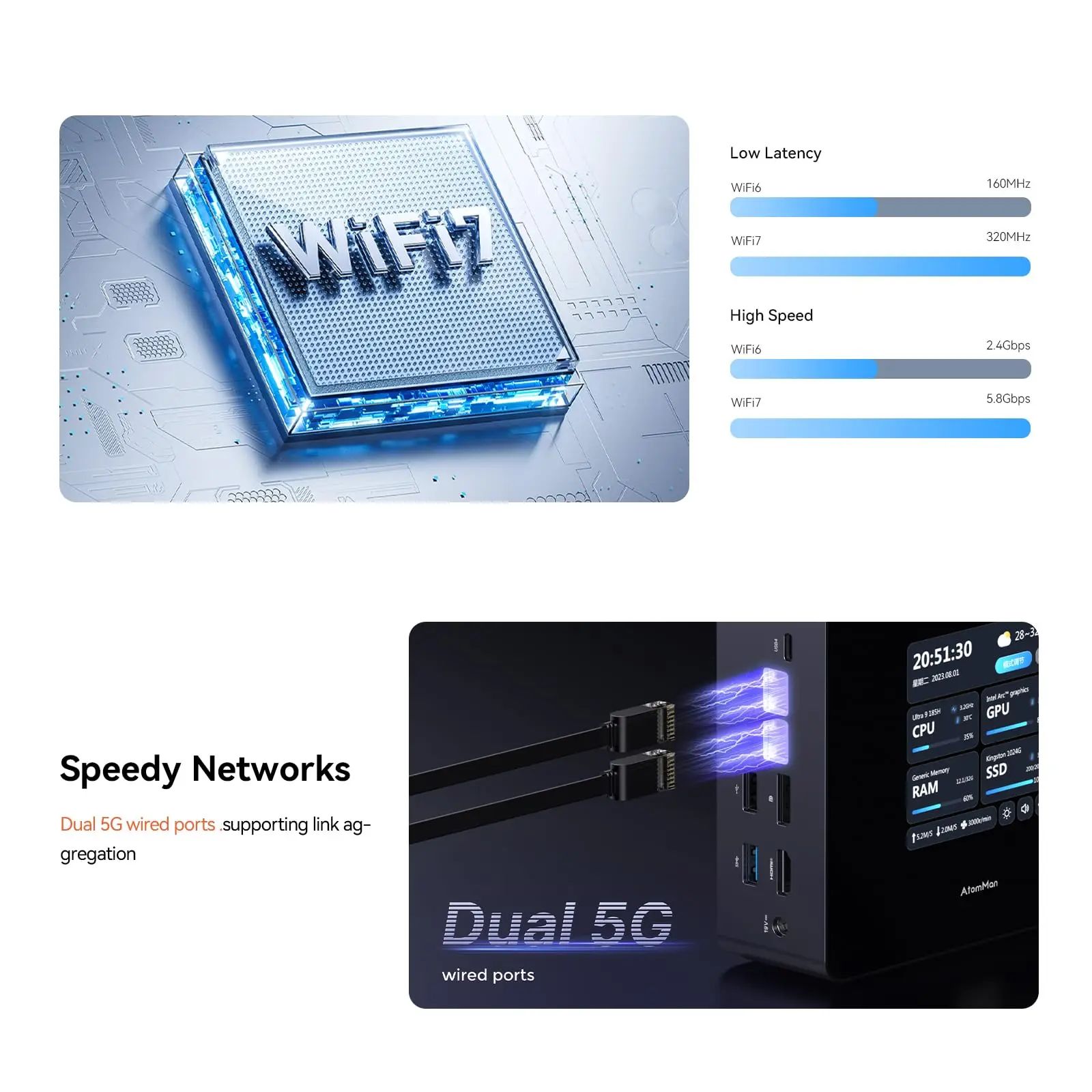 AtomMan Mini PC X7 Ti Inte1 Ul - Pc Gaming Mini reseña y precio