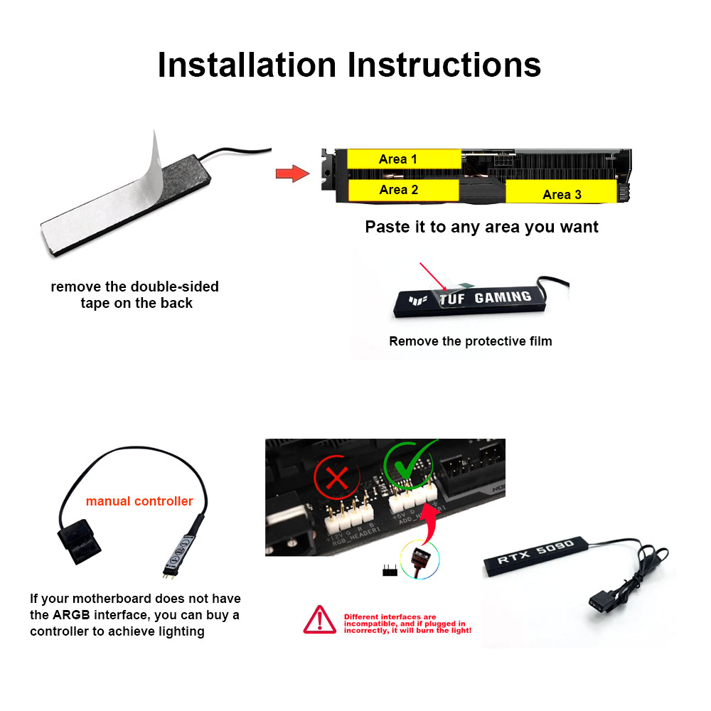 PC GPU ARGB Lighting Panel Whi - Gaming Pc Equipment reseña y precio
